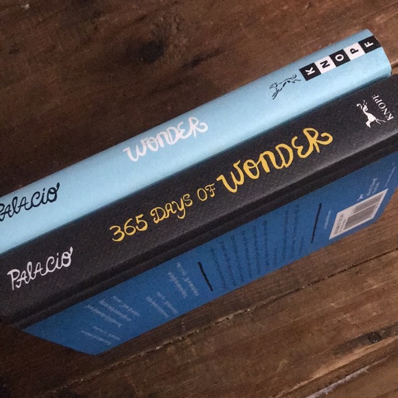 Wonder & 365 Days of Wonder by R.J. Palacio hardcover book set award winning NEW - Picture 2 of 8